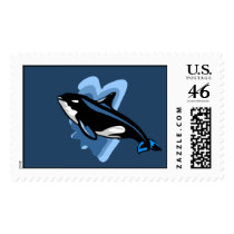 Stamp - Killer Whale by pawtraitart Stamp - Killer Whale