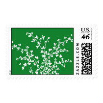stamp leaves green reverse