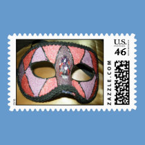 Stamp  "Life is a masquerade" stamps