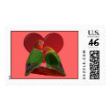 Stamp - Lovebirds