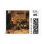 Stamp: Monkey Art:  Monkeys in Kitchen