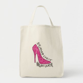 Stamp Out Breast Cancer bag