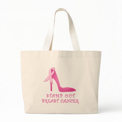 Stamp Out Breast Cancer Products Canvas Bag