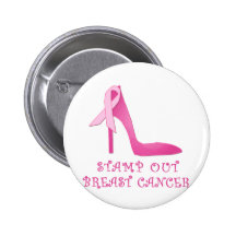 Stamp Out Breast Cancer Products Pinback Button