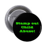 Stamp out Child Abuse! Button