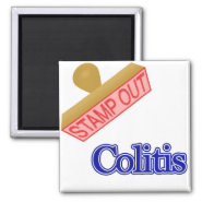Stamp Out Colitis Refrigerator Magnet