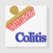 Stamp Out Colitis Refrigerator Magnet