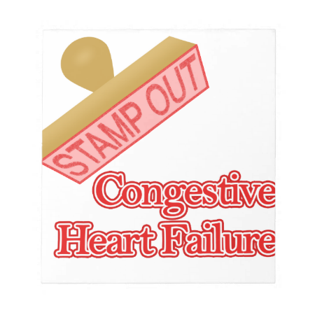 Stamp Out Congestive Heart Failure Note Pads