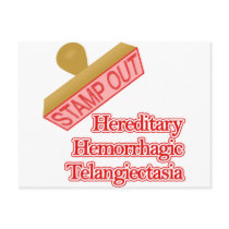 Stamp Out Hereditary Hemorrhagic Telangiectasia Post Cards