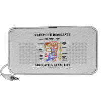 Stamp Out Ignorance Advocate A Renal Life Nephron Mini Speaker