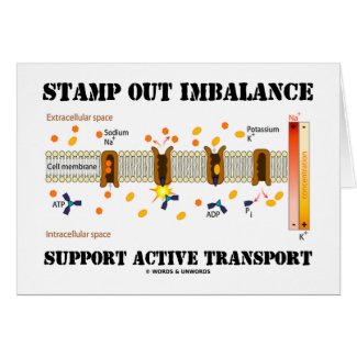 Stamp Out Imbalance Support Active Transport Card