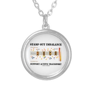 Stamp Out Imbalance Support Active Transport Necklace