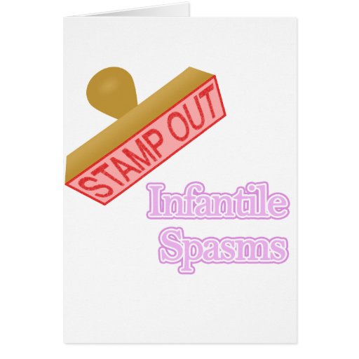 Stamp Out Infantile Spasms Greeting Card