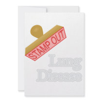 Stamp Out Lung Disease Personalized Announcements