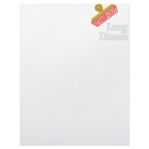 Stamp Out Lung Disease Customized Letterhead