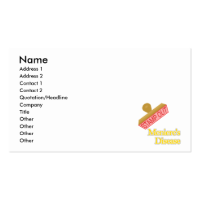 Stamp Out Meniere's Disease Business Card Templates