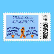 STAMP OUT MS, MAKE AWARENESS A PRIORITY stamps