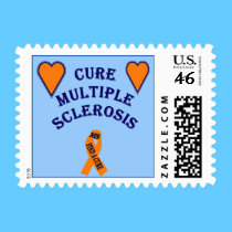 Stamp Out MS - Postage Blue