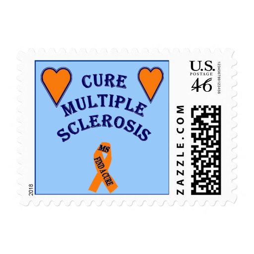 Stamp Out MS - Postage Blue
