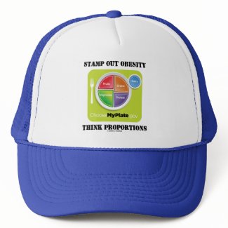 Stamp Out Obesity Think Proportions (MyPlate) hat