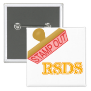 Stamp Out rsds 2 Inch Square Button