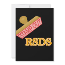 Stamp Out rsds Custom Announcement
