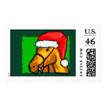 Stamp - Santa Horse