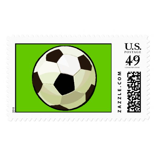 Stamp Soccerball Zazzle