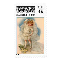 Stamp Vintage Style Little Bride Dress-up Dreaming stamps