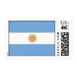 Stamp with Flag of Argentina