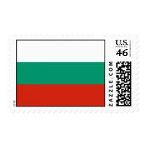 Stamp with Flag of Bulgaria