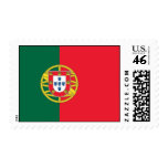 Stamp with Flag of Portugal