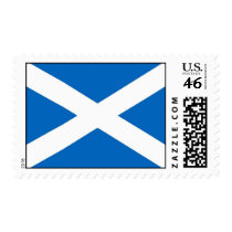 Stamp with Flag of Scotland