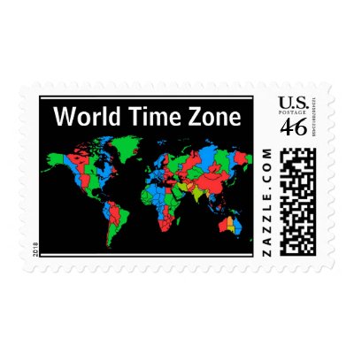 time zones map of world. World map and world time zones