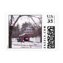 STAMPS/Covered Bridge in Baker Park Frederic...
