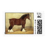 STAMPS Draft Horse Clydesdale ~ Out For Ribbons