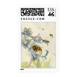 STAMPS ~ GARDEN BUSY AS A BEE HONEY BEES & FLOWERS