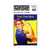 Stamps Rosie The Riveter ~ Customize W/ your text