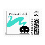 Stamps Vacation Camping Spot Travel Trailer retro