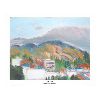 Stan Levine's "Clouds over Mount Diablo" Posters by stanimator