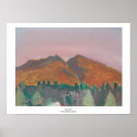Stan Levine's "Mount Diablo at Sunset" posters