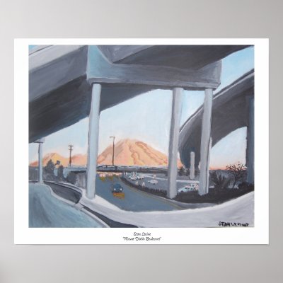 Stan Levine's "Mount Diablo Boulevard" Poster by stanimator