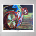 Stan Levine's "Night Race" posters