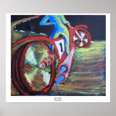 Stan Levine's "Night Race" Posters by stanimator
