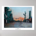 Stan Levine's "Spirit Shapes of Mount Diablo" posters