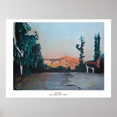 Stan Levine's "Spirit Shapes of Mount Diablo" Print by stanimator