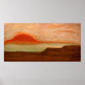 Stan Levine's Sunset - Canvas or Full Bleed Poster posters
