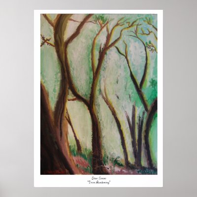 Stan Levine's "Trees Awakening" Print by stanimator