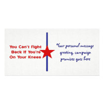 Stand and Fight Photo Greeting Card