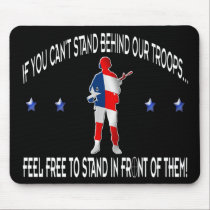 Stand Behind or In Front Mousepad mousepads